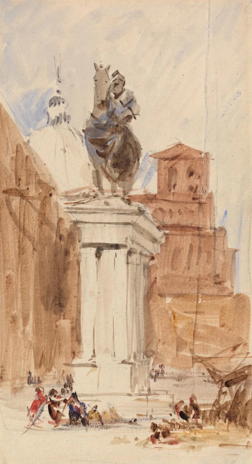 Statua del Colleoni, Venezia - Yale Center for British Art, New Haven